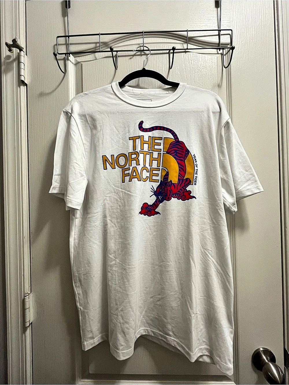 The North Face Year of the Tiger Graphic T-Shirt White & Yellow Medium